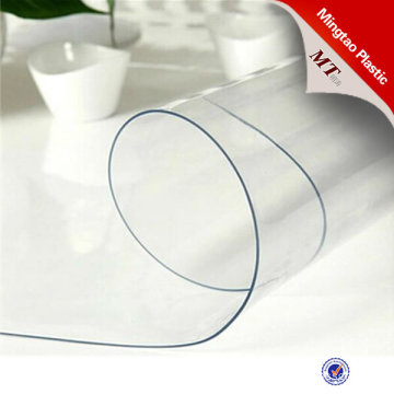 Wholesale custom shiny thick clear plastic table cloth